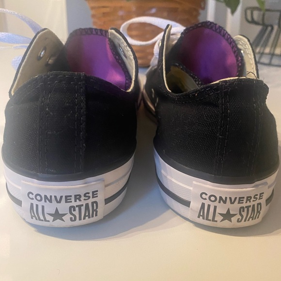 Converse All Star Black and White Sneakers - Picture 3 of 5